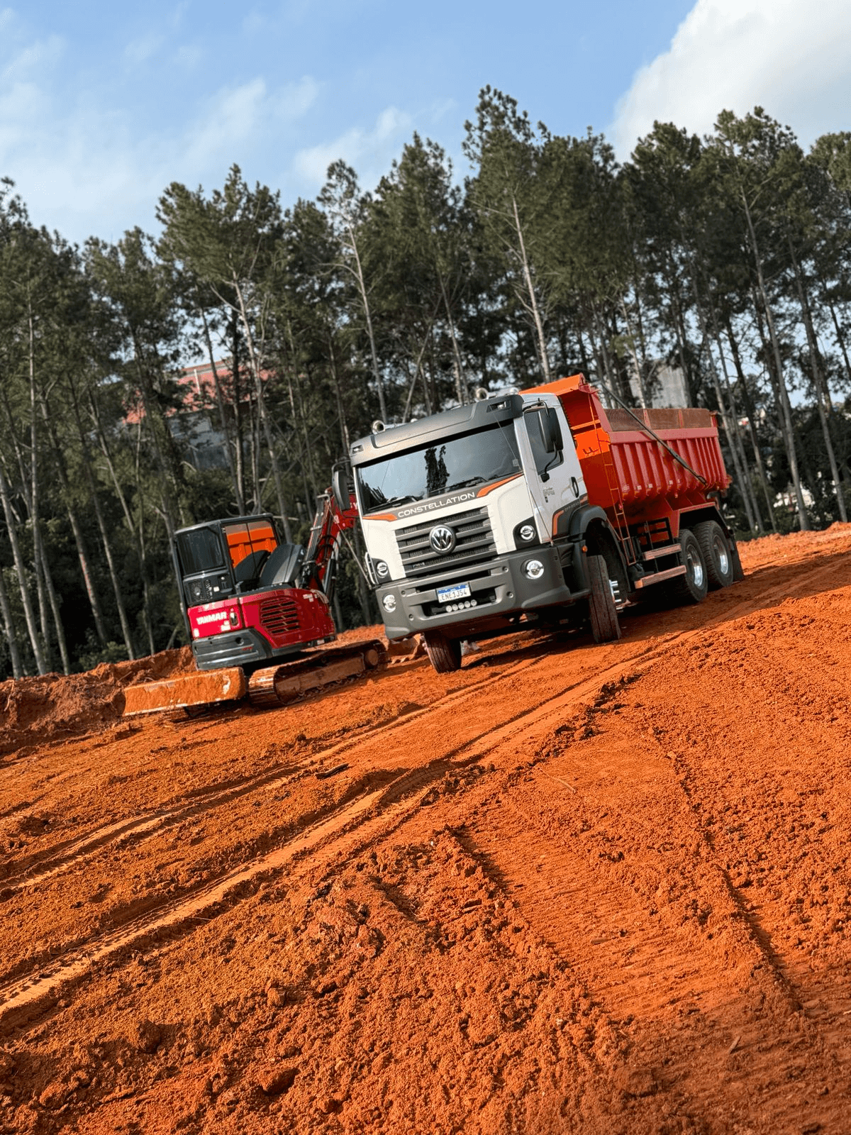 Máquinas em operação